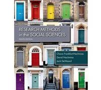 Research Methods in the Social Sciences G