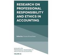 Research on Professional Responsibility and Ethics in Accounting by Baker C. Richard Adelphi University USA Hardcover Book Baker C. Richard Adelphi University USA (Auteur)