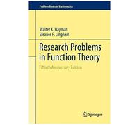 Research Problems In Function Theory