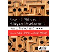 Research Skills For Policy And Development
