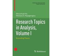Research Topics In Analysis, Volume I