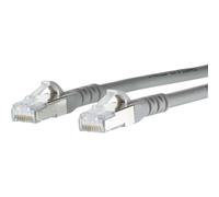 Metz Connect Câble réseau RJ45 1308455033-E Cat.6A S/FTP 5 m gris, cliquet d'encastrement