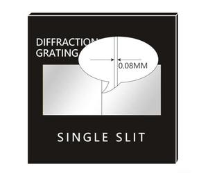 Réseau de diffraction de transmission de qualité laboratoire pour la physique expérimentale et optique pour les tâches de visualisation du spectre (0,08 mm)