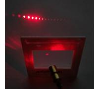 Réseau de diffraction des composants optiques pour l'étalonnage de configuration de la spectroscopie et la visualisation de motifs d'interférence (0,02 mm)