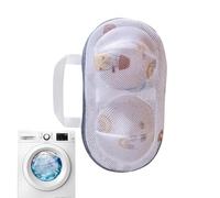 Réseau de sacs à laver - Sac de protection durable | Réseau de blanchisserie ergonomique avec une fermeture à glissière stable, sac à pour de de de lin