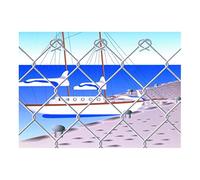 Réseau Grille Flexyfort réseau à tricoter dissoute galvanisé. Tricot 50 x 50. Rouleau mt. 25.