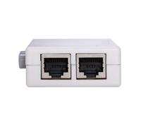 Réseaux Commutateurs 2 ports 2 en 1 Sortie Extender RJ45 Réseaux Splitter Adaptateur