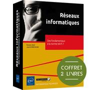 Réseaux informatiques - Coffrets de 2 livres : Des fondamentaux à la norme Wi-Fi 7 - José Dordoigne - Eni Editions - Coffret - Manuel