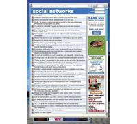 Réseaux sociaux - Tout ce que j'ai besoin de savoir, je l'ai appris de - Poster Druck