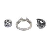 Resefinem Kit de navette et crochet pour boîtier de canette en acier inoxydable pour machine à coudre compatible avec les modèles Eversewn Singer Bernette 1105 1107 1120 1130