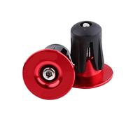 Resefinem Lot de 2 bouchons d'extrémité colorés en aluminium pour guidon de vélo Idéal pour les amateurs de vélo en alliage d'aluminium de qualité supérieure et plastique de qualité supérieure