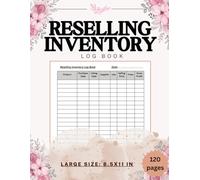 Reselling Inventory Log Book: A Comprehensive Guide to Managing and Tracking Your Resale Stock