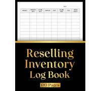 Reselling Inventory Log Book: Organized Record-Keeping for Small Business, Track Sales, Costs and Profit Margins