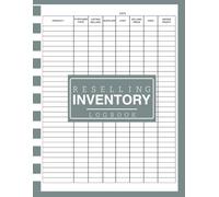 Reselling Inventory Log Book: Product Listing and Sales Tracker | 110 Pages for Organizing Online Resale Business