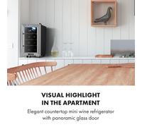 Reserva 8 Uno Réfrigérateur à vin 23 litres 8 bouteilles 11-18 °C 26 dB acier inoxydable G