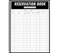 Reservation Book For Restaurant: 110 Pages, 8.5"x11"