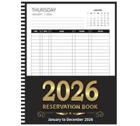 Reservation Book For Restaurant: 365 Day Dated Reservations Planner | Year-Round Dinner Table Organizer | Daily Hospitality and Appointment Tracking Log for Hotels and Restaurants Management
