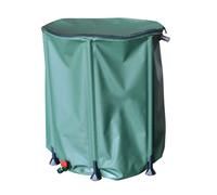 Réserve d'eau démontable - 200L - Ø60, H70 cm - Vert - Robinet intégré - Facile à monter - Stockage d'eau de pluie