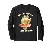 Réservez Mon W nd est Complet Frog Reading Cottagecore Manche Longue