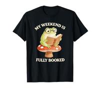 Réservez Mon W nd est Complet Frog Reading Cottagecore T-Shirt