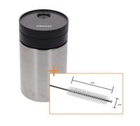 Réservoir à lait en acier inoxydable Siemens Bosch Set avec brosse de nettoyage pour machines à café automatiques TZ80009N EQ6 EQ8 11003591 00576166 576166 EQ7