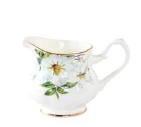 Réservoir à lait en porcelaine 2 pièces, accessoires for service à thé de l'après-midi, verres, Latte Art, pichet, pichet à lait(Green 270ml)