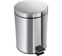 réservoir à pédale 12 litres chrome
