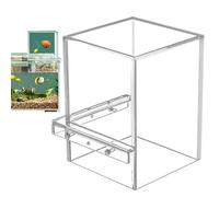 Réservoir à poissons en acrylique - Poisson d'aquarium moderne - Fournisseur de niveau d'eau transparent - Réservoir de poisson créatif flottant au-dessus de l'aquarium d'eau douce - Design unique et