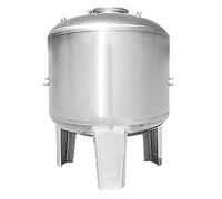 Réservoir à pression de puits en acier inoxydable de 15 à 100 gallons - Réservoir vertical à pression d'eau pour pompe de puits et système d'eau avec kit de montage (50 x 115 cm)