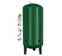 Réservoir à pression de puits entièrement automatique, récipient vertical en acier au carbone avec manomètre, interrupteur, valve pour une gestion efficace de l'eau
