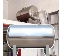 Réservoir à pression d'eau de puits horizontal de grande capacité avec kit d'installation en acier inoxydable pour pompe de puits et systèmes d'eau