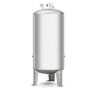 Réservoir à pression d'eau de puits vertical, système de stockage d'eau en acier inoxydable pour les maisons, solution de grande capacité pour l'efficacité de la pompe de puits