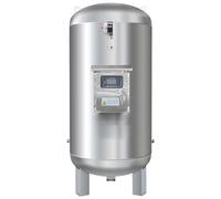 Réservoir à pression vertical en acier inoxydable avec panneau de commande intelligent - Idéal pour l'agriculture domestique et une utilisation industrielle - Solution de stockage d'eau efficace et