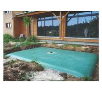 Réservoir à vessie d'eau de pluie pliable de grande capacité - Stockage d'eau portable for la maison, le jardin et une utilisation d'urgence(1x1x0.85m/850L/224Gallon)