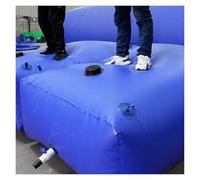 Réservoir à vessie d'eau portable pliable, PVC souple avec valves for l'extérieur, le camping, le jardin et les urgences(1136L/300Gal/1.5x1x0.76m)