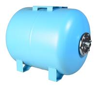 Réservoir à Vessie sous Pression 80L - Groupe de Surpression - Rccordement 1" - Cuve Ballon en Acier - pour Pompe Domestique, Pompe de Puit - Suppresseur Pompe - Horizontal 80 litres
