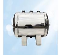 Réservoir Air Comprimé en Acier Inoxydable 304-5L/10L/20L/30L/40L/50L Réservoir Tampon Vide Haute Pression avec Manomètre, Valve de Sécurité(40L/10.6Gal)