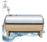 Réservoir automatique sous pression d'eau - Design horizontal en acier inoxydable pour un stockage et un approvisionnement efficaces de l'eau, idéal pour un usage résidentiel et agricole