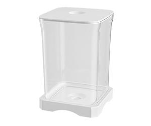 Réservoir Betta, aquarium de table | Bol d'aquarium rectangulaire avec lumière LED, pour la décoration de la maison, pour les écosystèmes aquatiques de méduses Guppy et les soins des animaux de compag