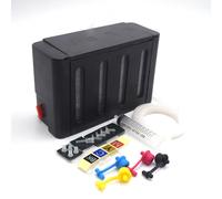 Réservoir Ciss DIY 4 couleurs avec accessoires de verrouillage pour imprimantes à jet d'encre HP/Canon/Epson/Brother sans cartouches GF Ciss Tank
