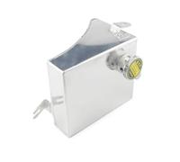 Réservoir compensation radiateur Vase d'expansion Kit de réservoir de trop-plein de liquide de refroidissement en aluminium pour Nissan 240SX S13 SR20DET KA24DE KA24E KA24(Black)