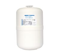Réservoir d’eau sous pression pour équipement domestique d’osmose inverse. Capacité totale 12 litres. Capacité utile en eau 10L. Approuvé pour l'eau destinée à la consommation humaine. Babagua.