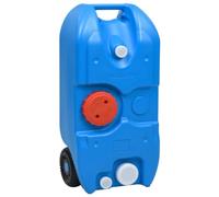 vidaXL Réservoir d'eau sur Roues pour Camping 40 L Bleu