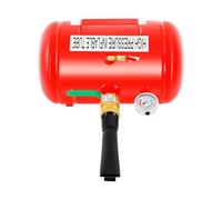 Réservoir d'air comprimé portable 20 l avec manomètre et valve de sécurité - Réservoir d'air de 3 mm 10 bar - Stockage d'air mobile pour pneus de voiture, atelier et extérieur