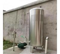 Réservoir d'air haute pression en acier inoxydable, stockage d'eau sous pression vertical de 250 L pour usage domestique, réservoir de pression d'eau de pompe de puits de grande capacité