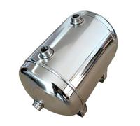 Réservoir D'air Lot De 1 2 4 6 Petits Réservoirs De Compresseur D'air, Réservoirs D'air Horizontaux Avec Manomètre, Réservoir Tampon Sous Vide En Acier Inoxydable(6pcs,20L/5.3Gal/48x28x34cm)