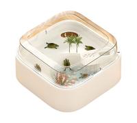 Réservoir d'aquarium Petit Bassin d'élevage de Tortues écologique à Usage Domestique avec Plateforme séchage au Soleil