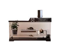 Réservoir d'aquarium Petit réservoir de Tortues avec Plate-Forme séchage au Soleil, d'escalade dédiée à l'alimentation(40x20.5x22.5cm)