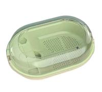 Réservoir d'aquarium Réservoir à Tortues avec Plateforme de séchage au Soleil for l'élevage et l'aménagement paysager(Grand)