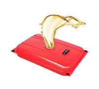 Réservoir de carburant de 5 gallons avec 4 coussins absorbant les chocs, pour bateaux et yachts, moteur à essence, réservoir de carburant pour la plupart des générateurs, rouge